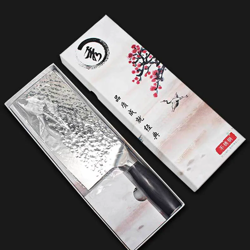 

Stainless Steel Chinese Wood Handle Kitchen Knives Chef Knife Meat Professional Butcher Knife Fruit Vegtable Slicing Knife