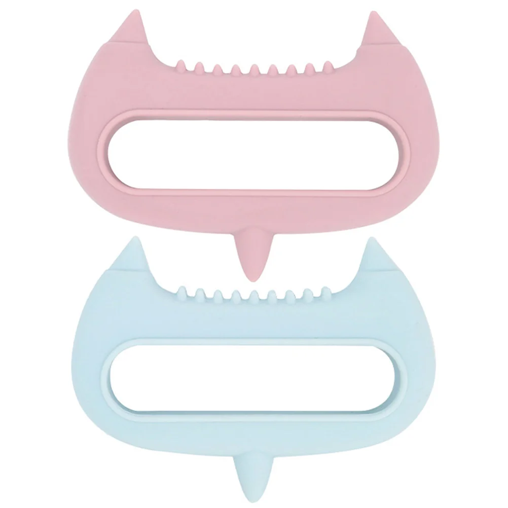 

2Pcs Massage Silicone Massage Tool For Head Handheld Tool Lightweight Portable Neck Scalp Massager Compact Acupoint Professional