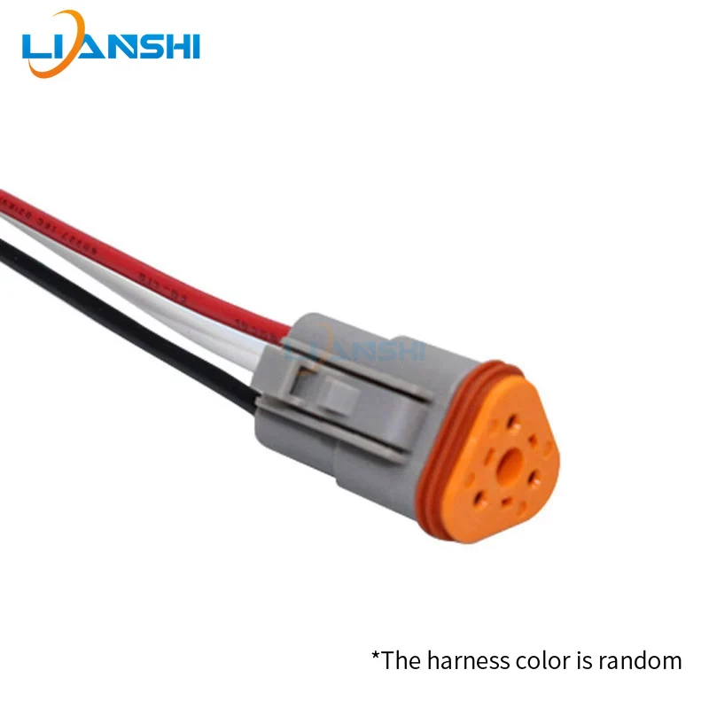 5set Suitable for excavator wire harness connector 3-hole male/female plug truck plug DT04-3P/DT06-3S