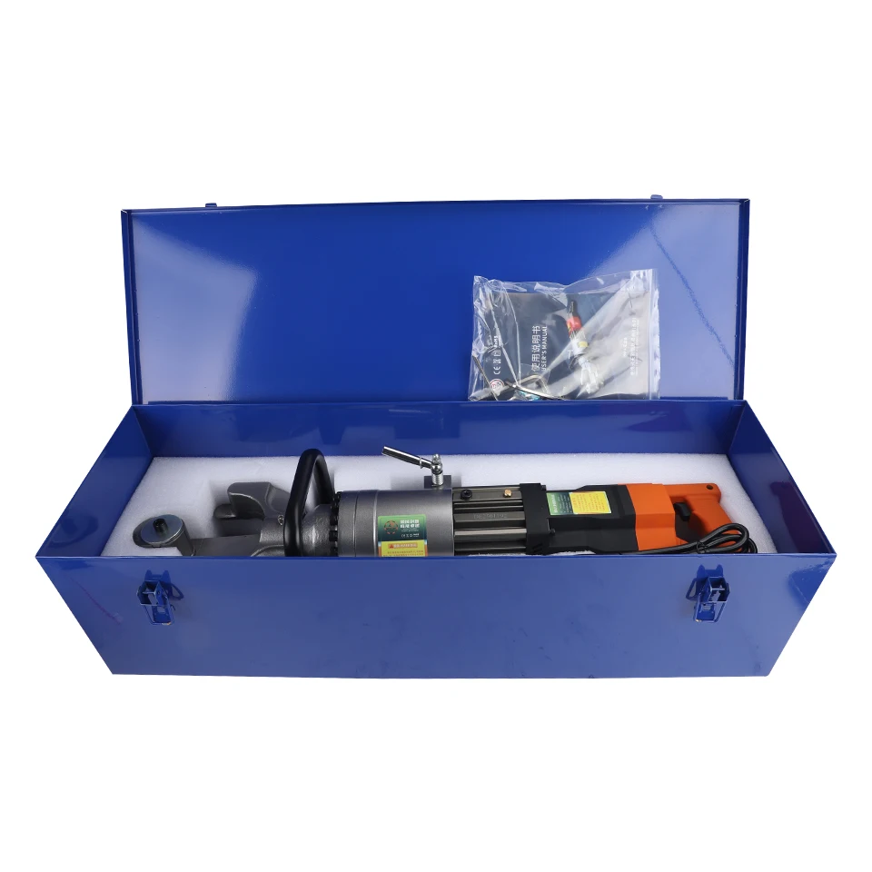 ZW-28 Electric Rebar Bender - Handheld Steel Bar Bending Tool