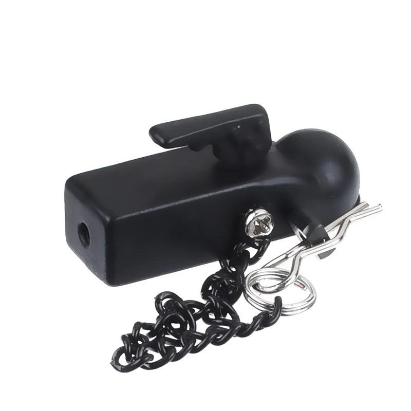 Car metal trailer hitch is suitable for 1:10 SCX10 Traxxas TRX4 TRX6 RC remote control vehicle upgrade components