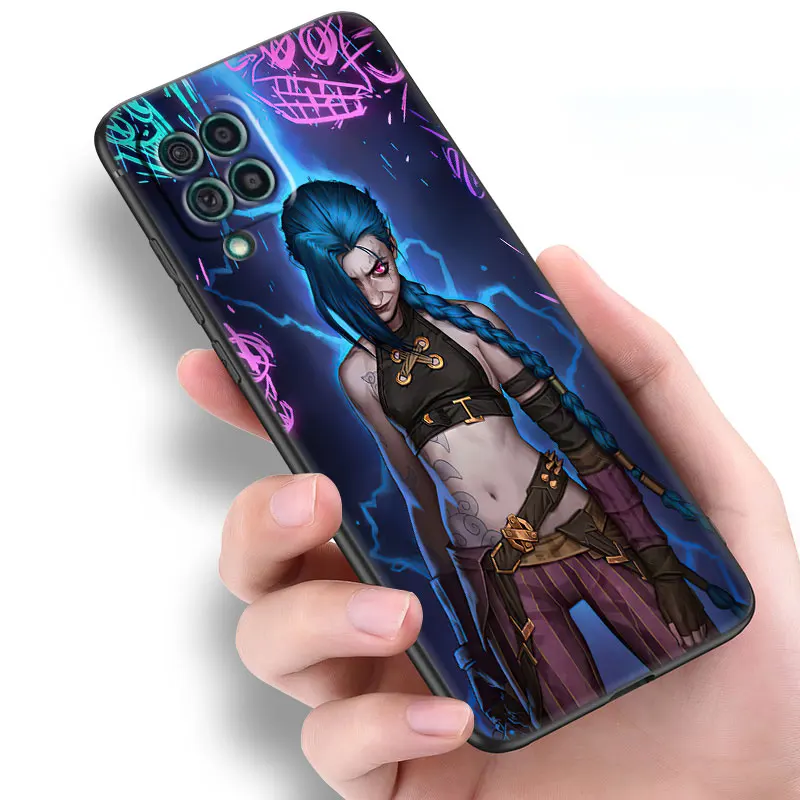 League of Legends hero Case For Samsung Galaxy A04S A12 A22 A32 A50 A51 A70 A71 A73 5G A03 Core A20E A21S A31 A41 Black Cover