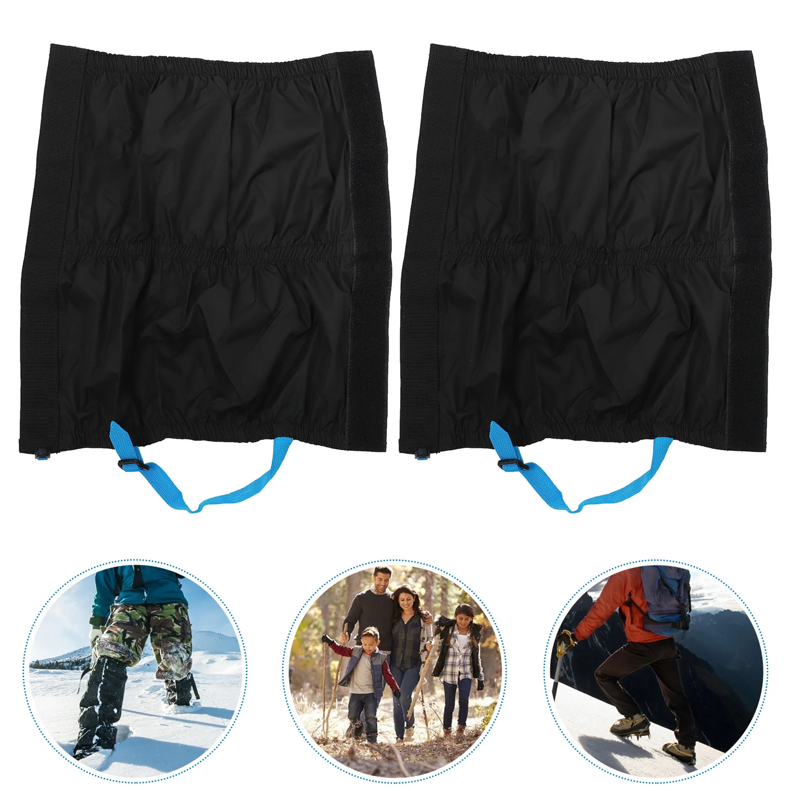 

1Pair Breathable Waterproof Leg Sleeves Thick Leg Covers Outdoor Protective Gaiters Lightweight Durable Hiking Gear