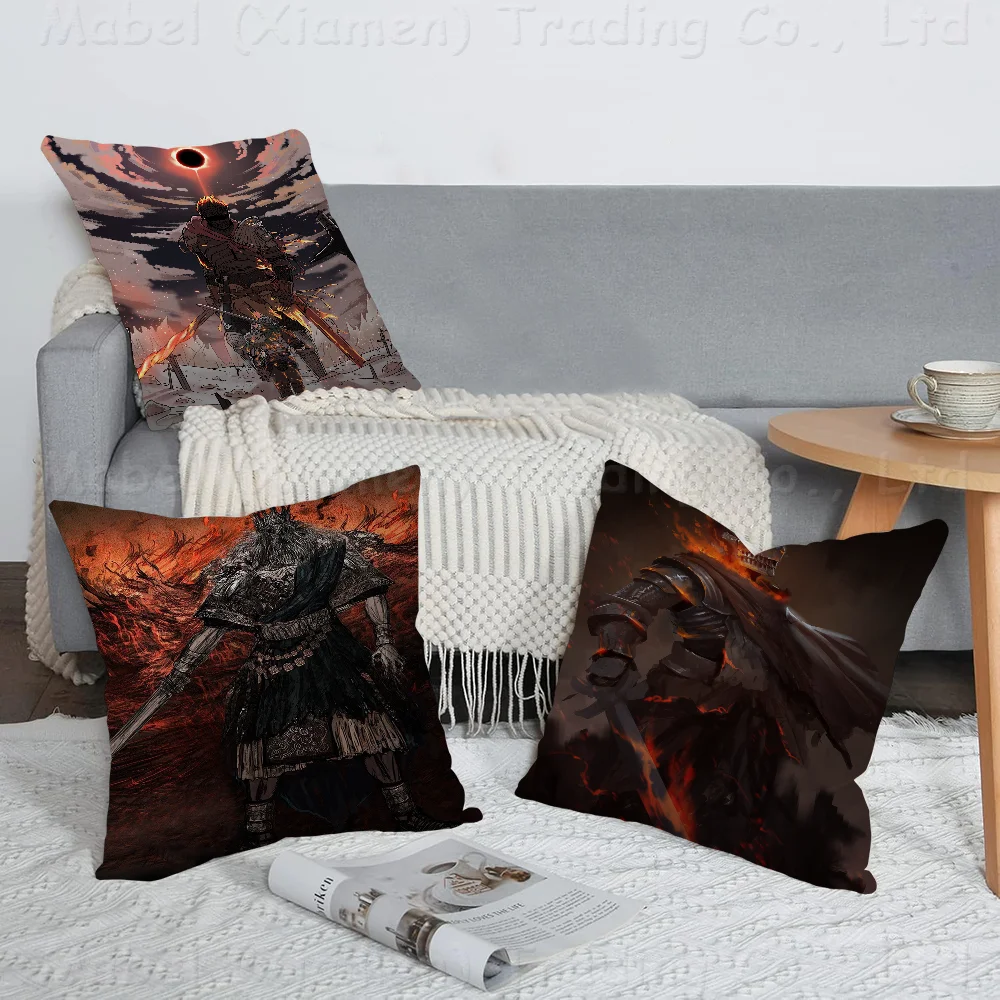 

Cartoon Dark Anime Soul 45*45cm Cushion Cover Pillow Cover Decor Pillowcase Home Pillowcase For Couch Pillow