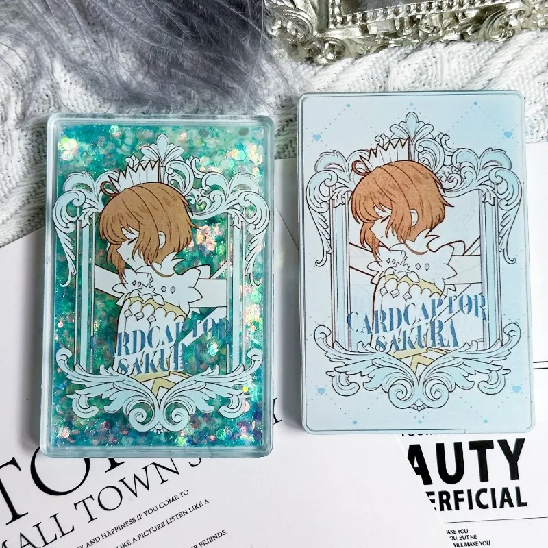 Popular cartoon anime Card Captor SAKURA Flowing Sands Mahjong Cute Versatile Girl Sakura Comic periphery Standing Plates gift