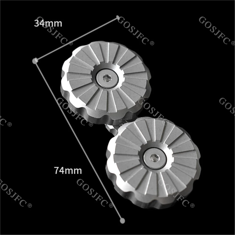 DANHUO Duocode mécanique Push Slider haptique pièce Fidget jouets pour adultes Fidget Spinner