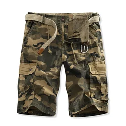 Cargo Shorts Men Summer Hot Sale Cotton Casual Men Cool Camouflage Short Pants Brand Clothing Comfortable Camo Men Cargo Shorts