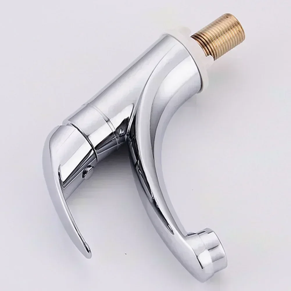 Sink Tap Faucet Bathroom Counter Bathroom Faucet Chrome Tap Single Cold Sink Faucet Water Sink Basin Faucet