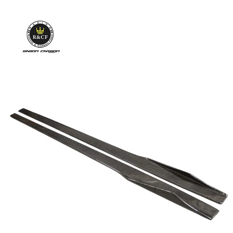 MT-C Style Carbon Fiber Side Skirts Rocker Panels Side Trim Spoiler Car Styling For BMW F87 M2 M2C 16-22