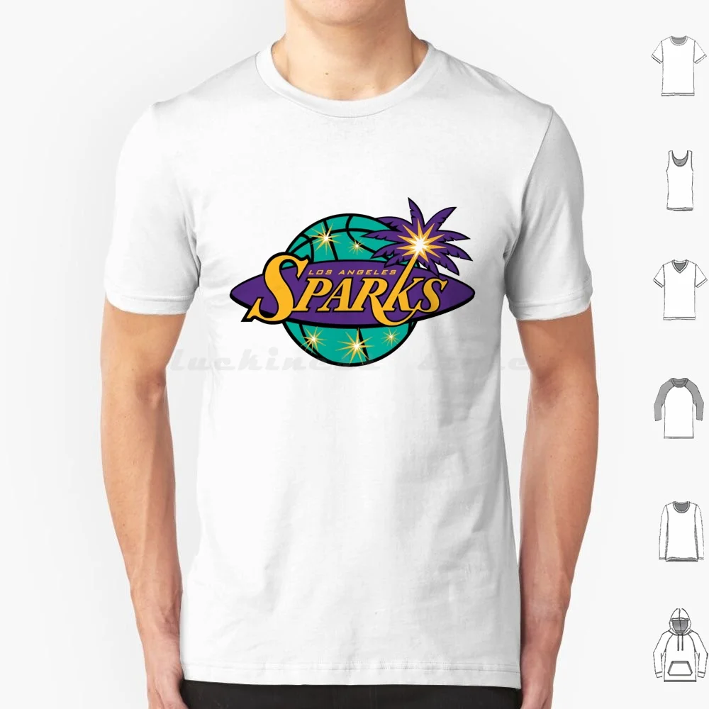 Camiseta Retro de Música Los Angeles Sparks, Ajustada, con Cuello Redondo, Navideña, Talla 6XL, de Algodón, Estilo Cool, Mecánico, New Wave, Pet Cat, Glam, Vintage, Pop