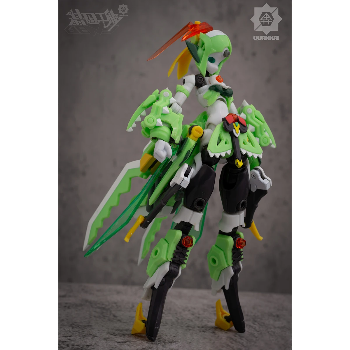 

HIPLAY Quankai Studio Gene Interference Mantis Armor Suit Mantis Girl QK-TL-001 Assembly Model Kit