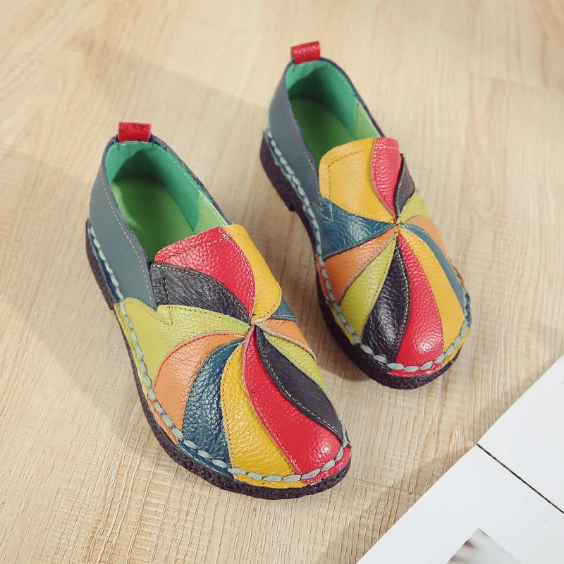 

Women's Shoes,Slippers Middle-aged Soft Leather Anti-slip Summer Shoes Casual Ladies Flip-flops Sandal Outside and Home