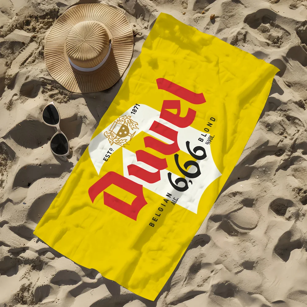 Cooles Handtuch, weiches Pool-Geschenk für Bier, modisches D-Duvel, Reisen, Fitnessstudio, Dusche, Camping, schnell trocknend, Sport, großes Strandtuch