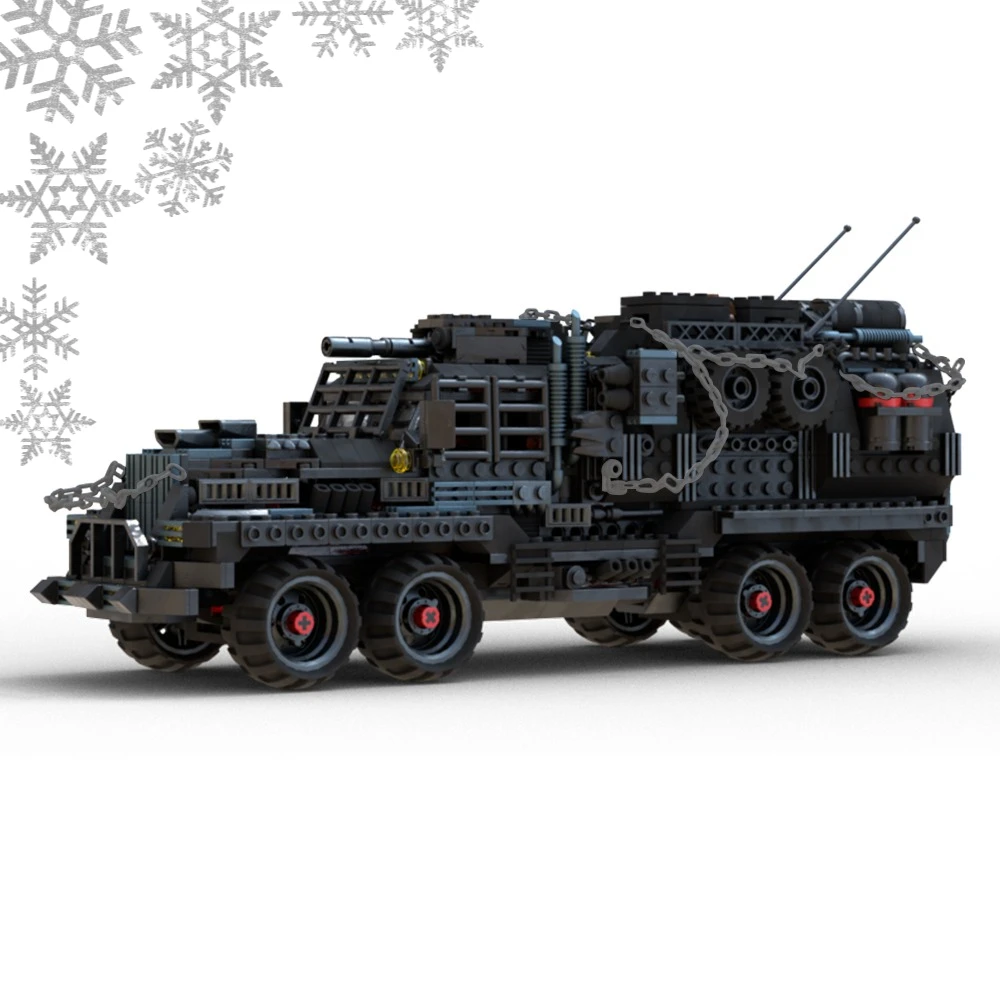 

Набор строительных блоков War Rig для пустыни Maxed Waste Land Doom Truck Car Bricks Коллекция игрушек Подарки для взрослых и детей (1306 шт.)