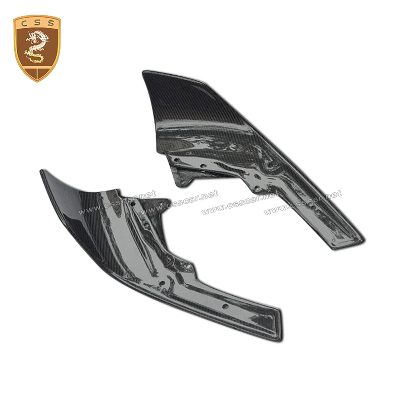 MP Style Car Rear Truck Tail Wing Spolier For BMW F87 M2 Front Corner Guard Bumper Lip Protector Carbon Fiber Accessories