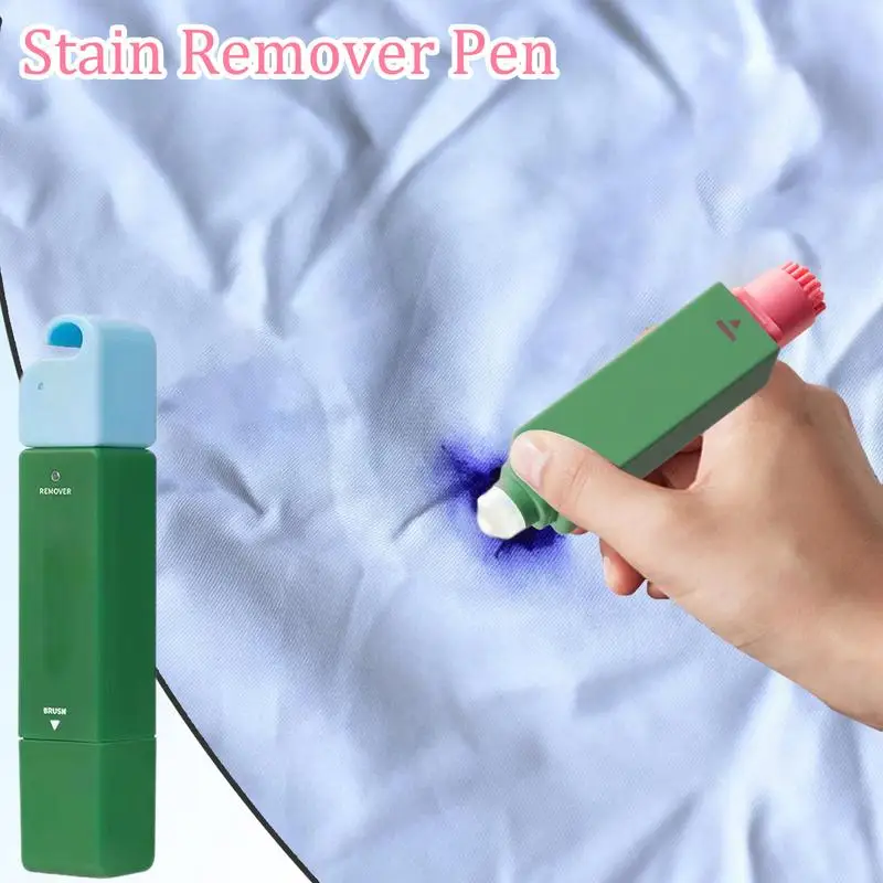 Fleckenentferner-Stift, tragbarer Fleckenentferner für Kleidung, kein Waschen, für Reisen, doppelköpfiger Bleichstift, Rettung von Kleidung aus Blutwein