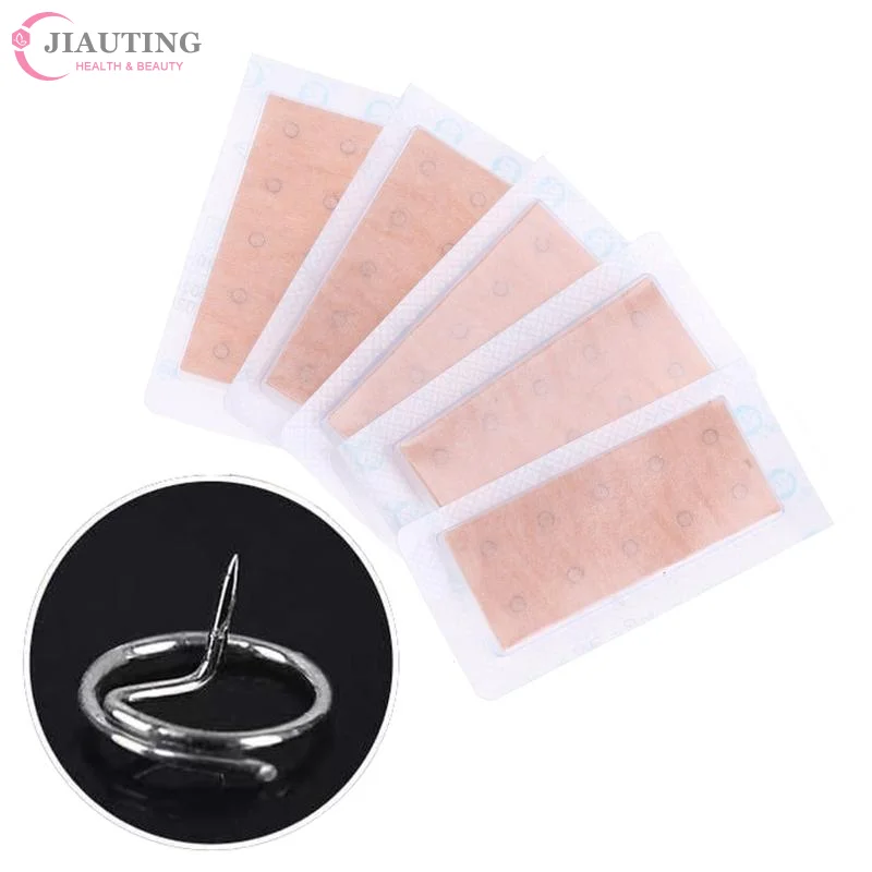 100Pcs/box steel Disposable Press Needles Multi-Condition Ear Sticker Acupuncturing Kit Ear Seeds Acupuncturing Plaster Needles