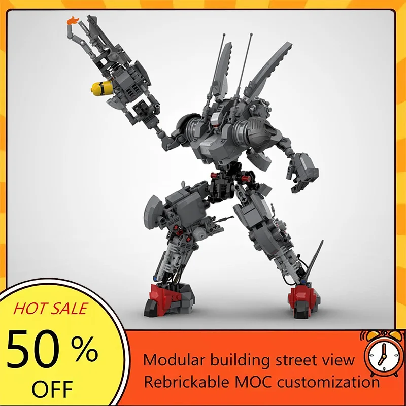 

Набор для сборки модульного боевого робота MOC из 728 деталей по мотивам популярного фильма «Звездные войны», технологичный конструктор, подарок на праздник, детский игровой набор