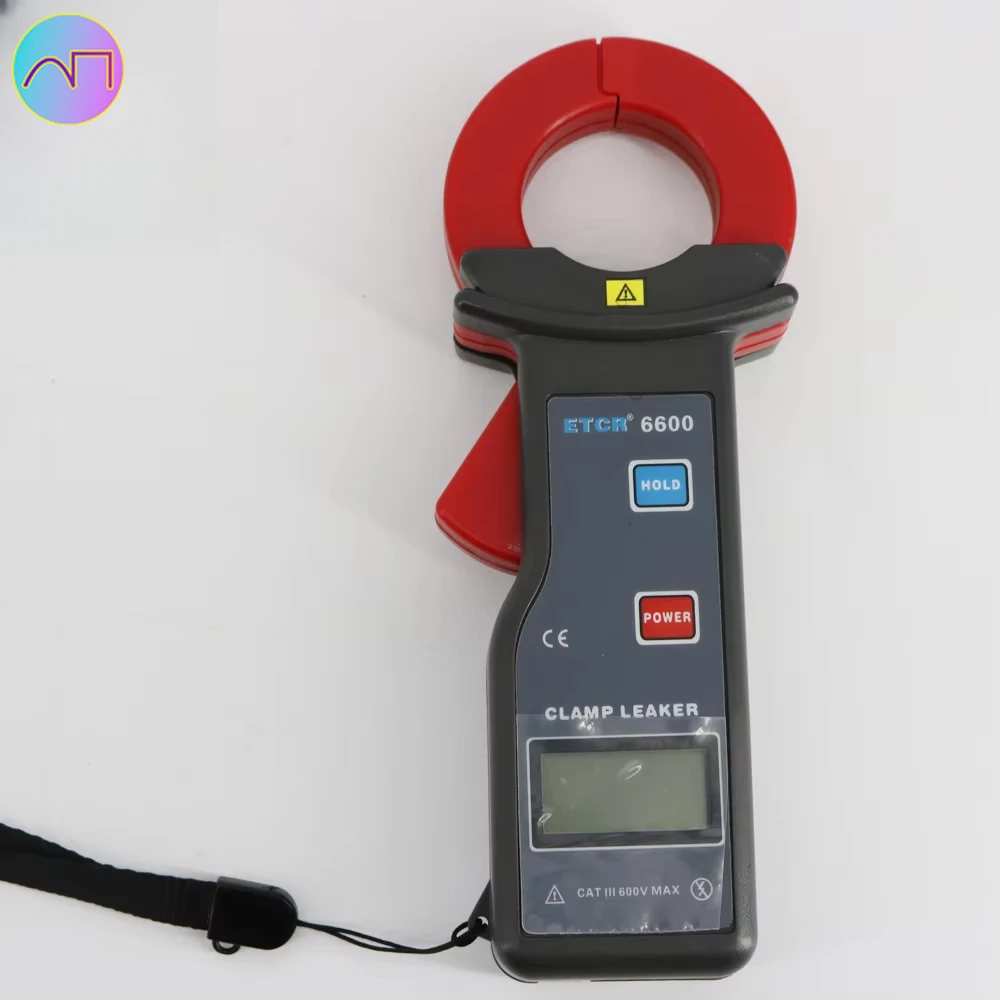 

ETCR6600 Многофункциональные цифровые клещи Диапазон измерения тока утечки переменного тока 0,0 мА-600 А с USB