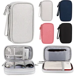 Travel Portable Digital Storage Bag Travel Wallet Family Passport Holder USB Data Cable Organizer Headset Protective Bag