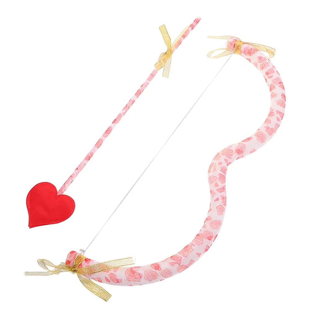 

1Set Mini Cupid Bow Arrow Set for Valentine Party Supplies Romantic Costume Prop Great Gift for Loved One Comfortable