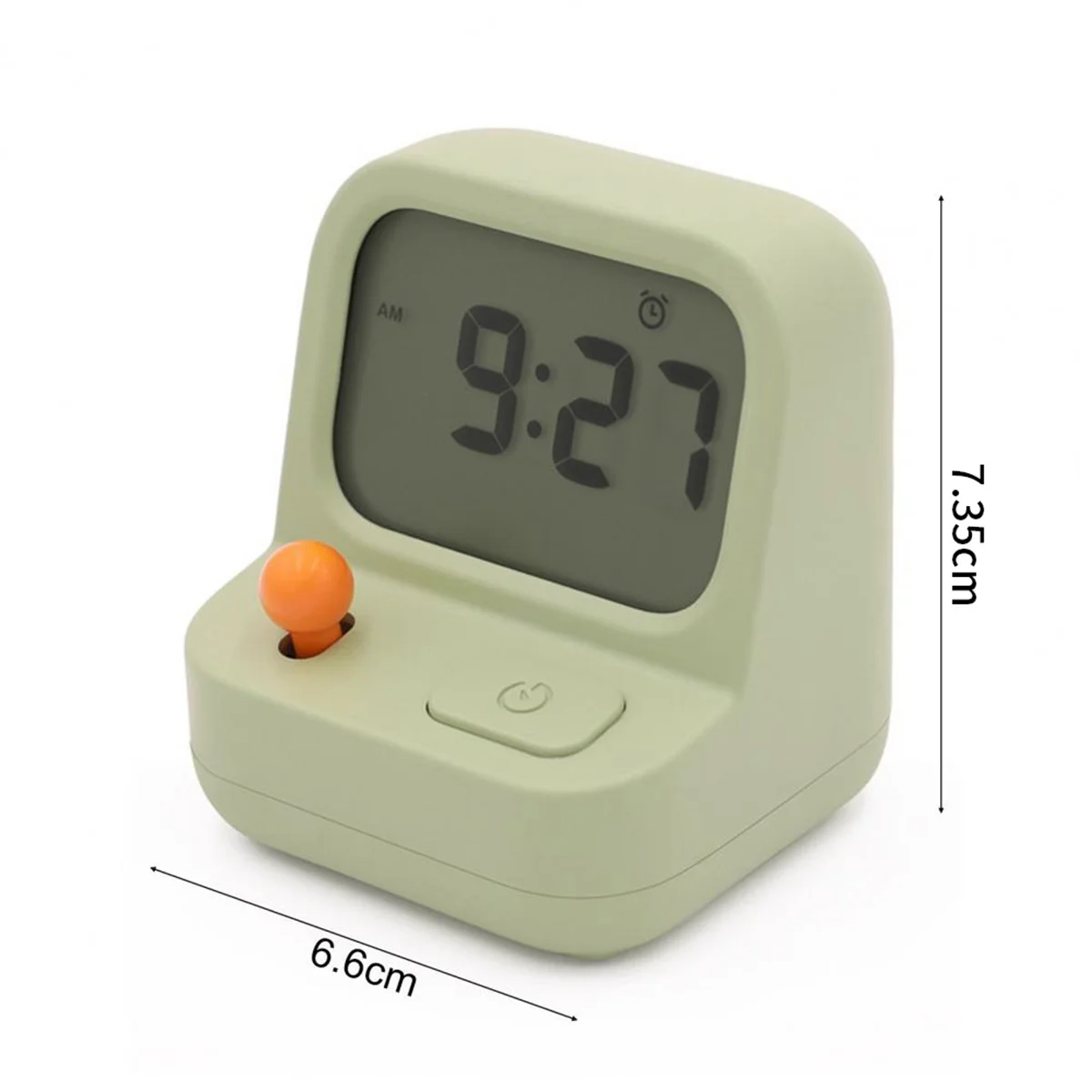 Retro Mini Handheld Game Machine Alarm Clock Kids Cute Digital Clock Multi Function Countdown Snooze Desk Table Clock