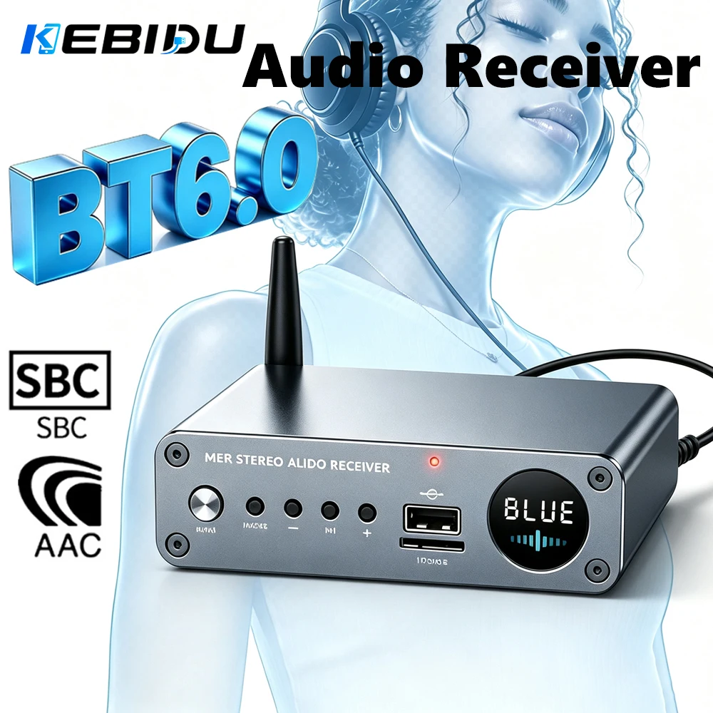 Sbc Audio Amplifier - KEBIDU Bluetooth 6.0 Audio Receiver 3.5mm