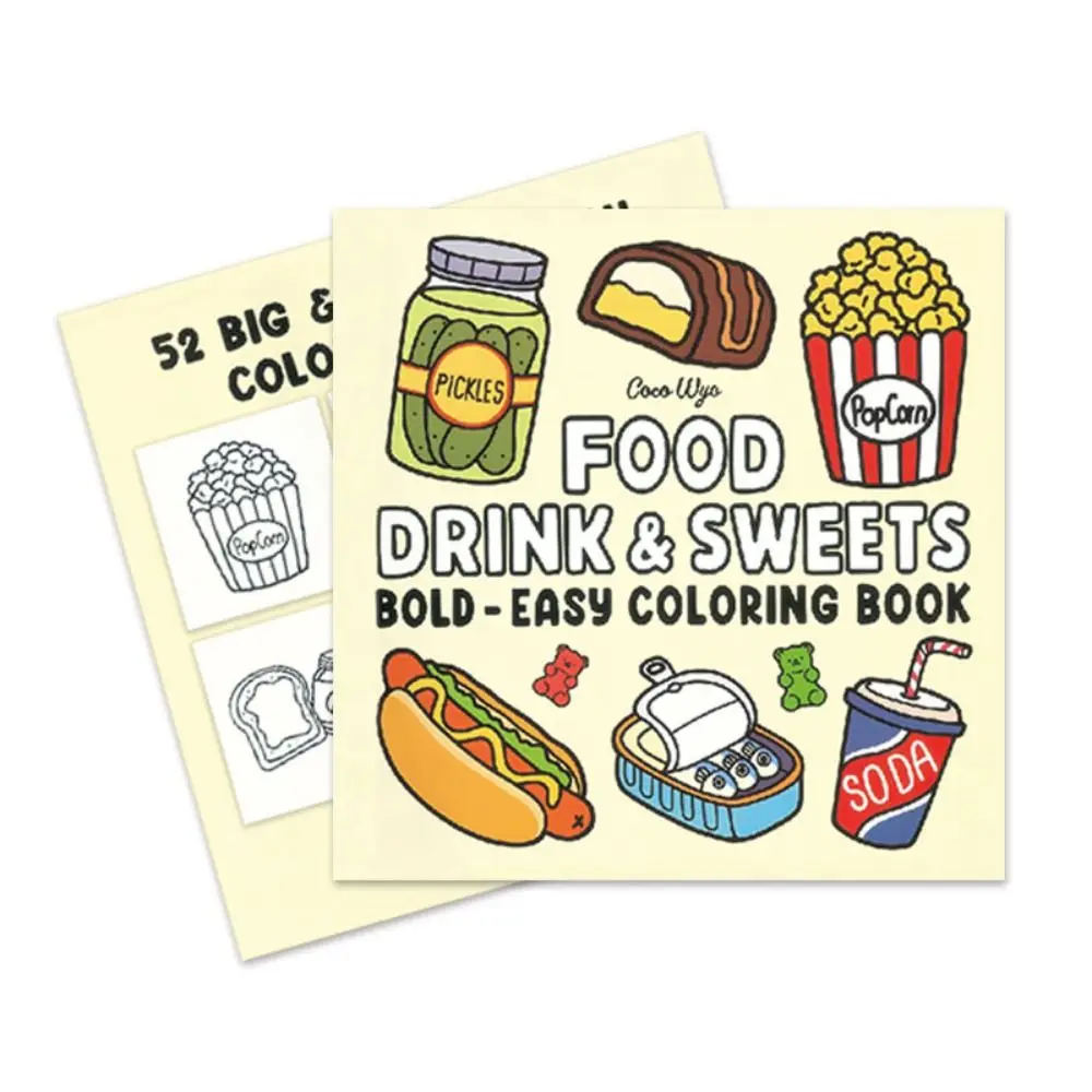 Montessori Mini Food Fruit Coloring Book Educational Pocket Gouache Graffiti Book Interesting Creative Watercolor Painting Book