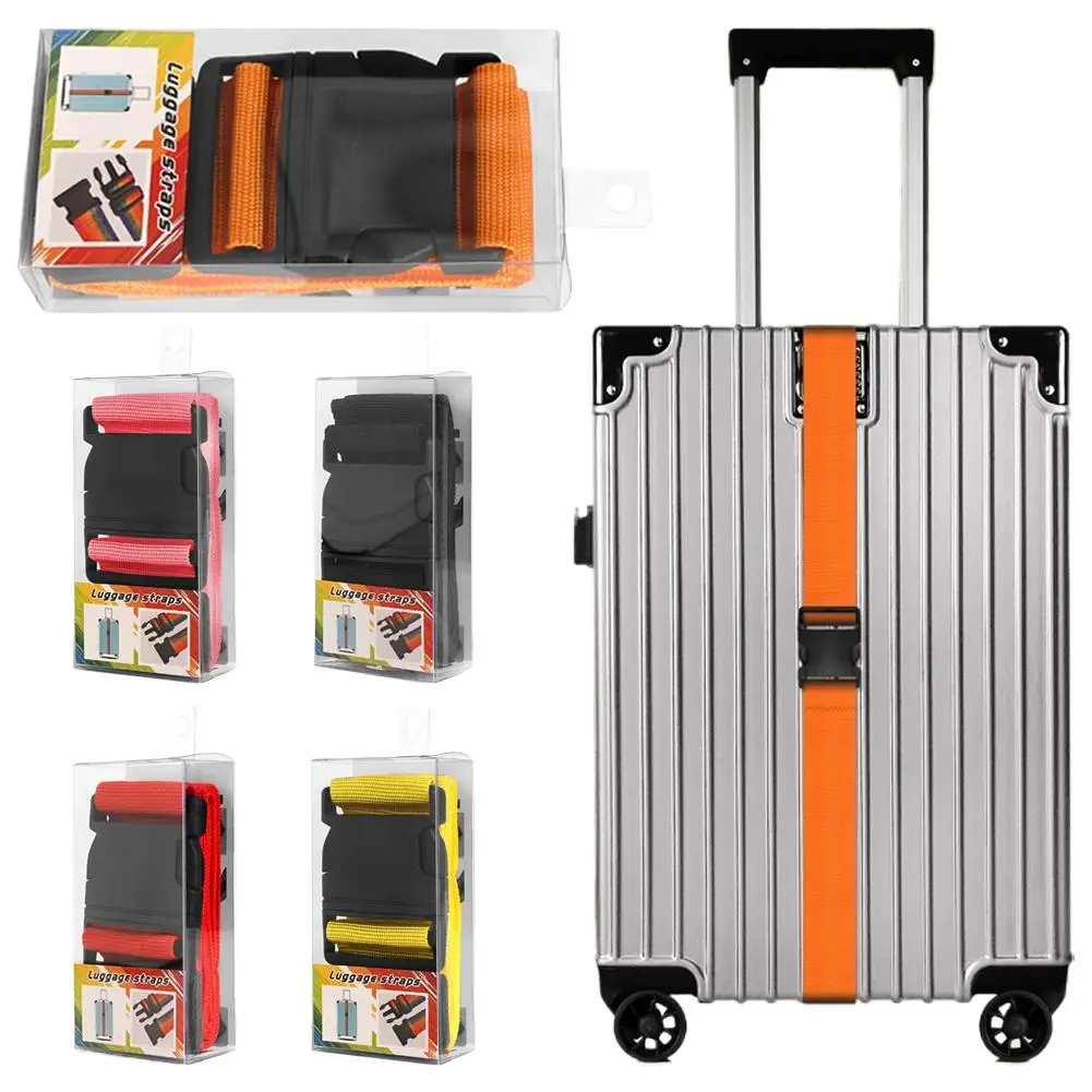 Adjustable Luggage Strap Luggage Box Explosion-proof Fastening Strap Travel Packing Belt Travel Storage Box Protect Tie 165*5CM