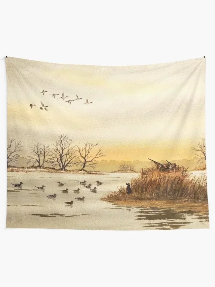 Duck Hunting For Pintails Tapestry Room Decorations Luxury Living Room Decoration Outdoor Decor Art Mural Tapestry