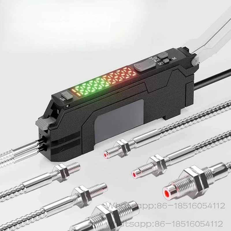 

High Temperature Resistant Optical Fiber 350 ℃ Sensor M3M4M6 Diffuse Reflection Straight Angle Probe