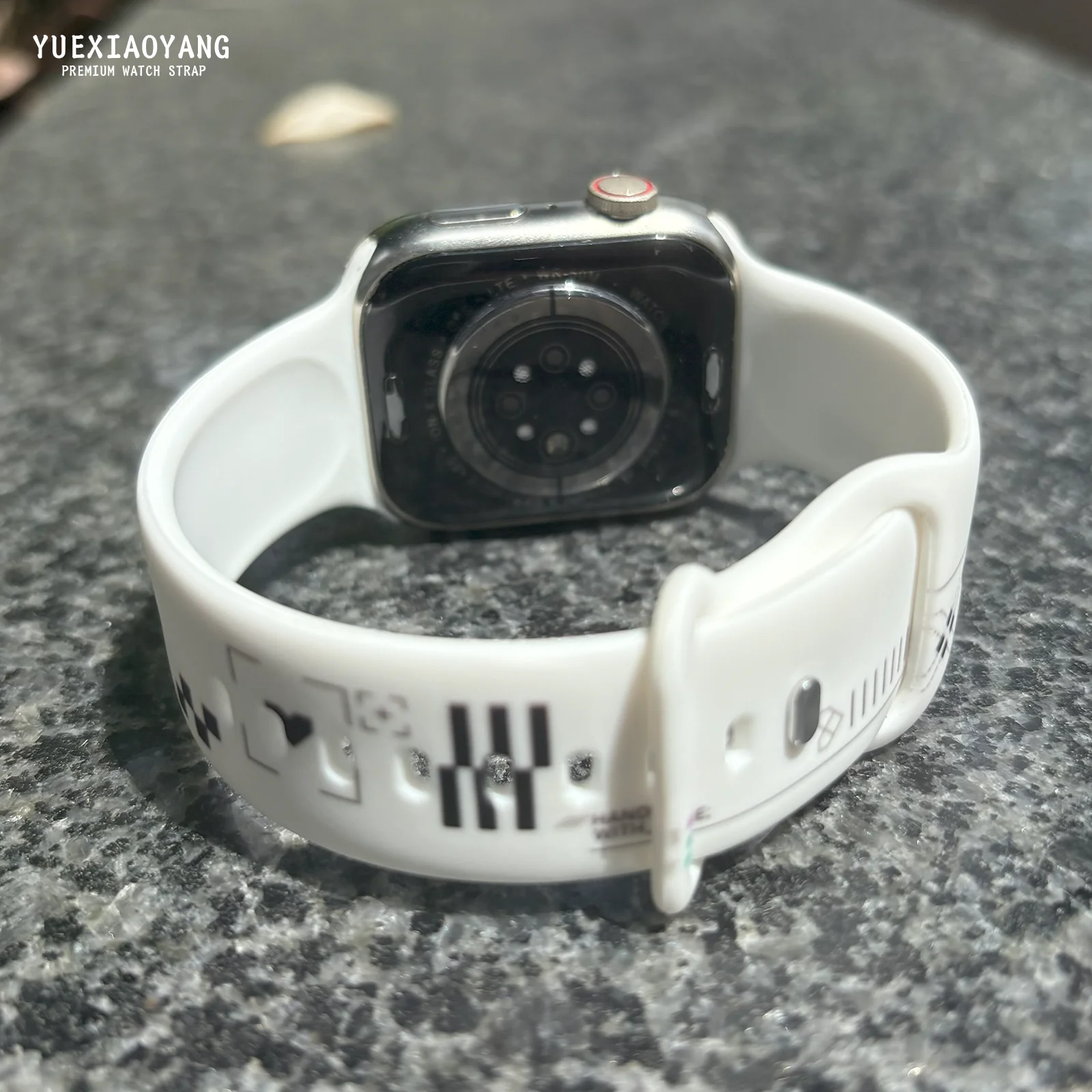 

New silicone printed watch strap for Apple Watch 11 10 9 8 7 Band Replaceable Bracelet for iWatch 42mm 41mm 40mm 38mm Watchband