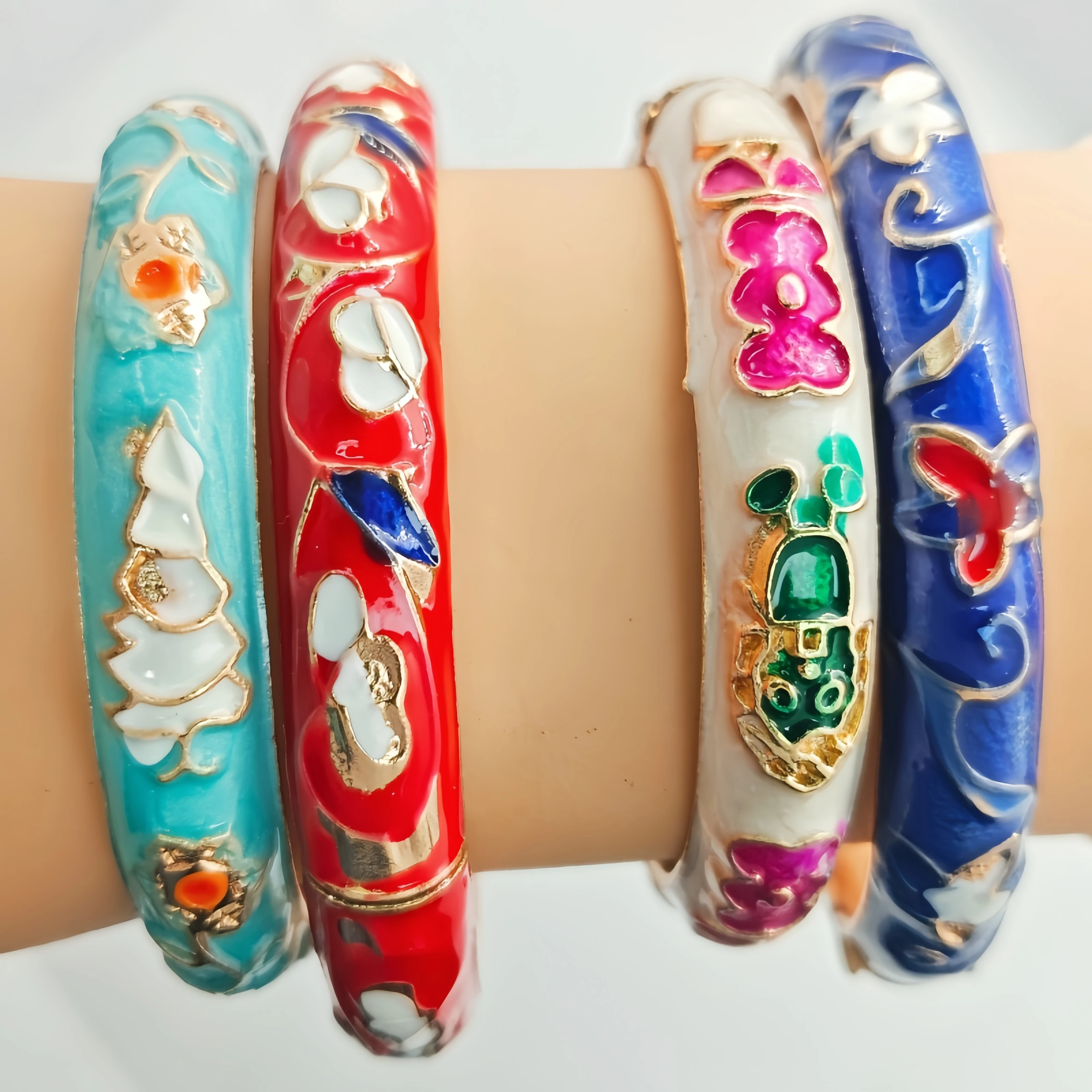 Wholesale Bulk 12 Pcs Enamel F - Vintage Fashion Boutique 评论和价格