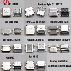 1pcs For Asus HP Acer Dell Notebook Computer Type-C USB Power Interface Charging Port Tail Plug Built-In Micro Charging Socket