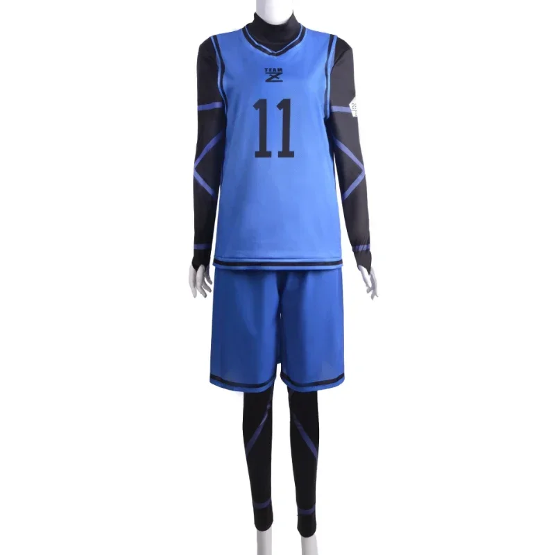 Blue Lock Jersey Football Club Sportswear Anime Isagi Yoichi Cosplay Costume Wig Hyoma Chigiri Meguru Bachira Uniform Rose N MN7