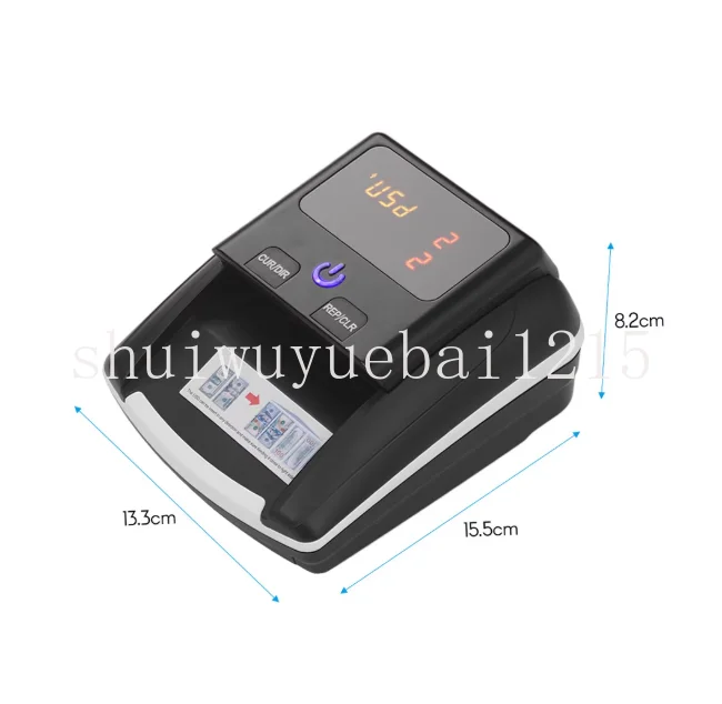 Money Counter Counterfeit Bill Detector Automatic Money Detection By UV MG IR Image Paper Size Thickness for EURO US Dollar