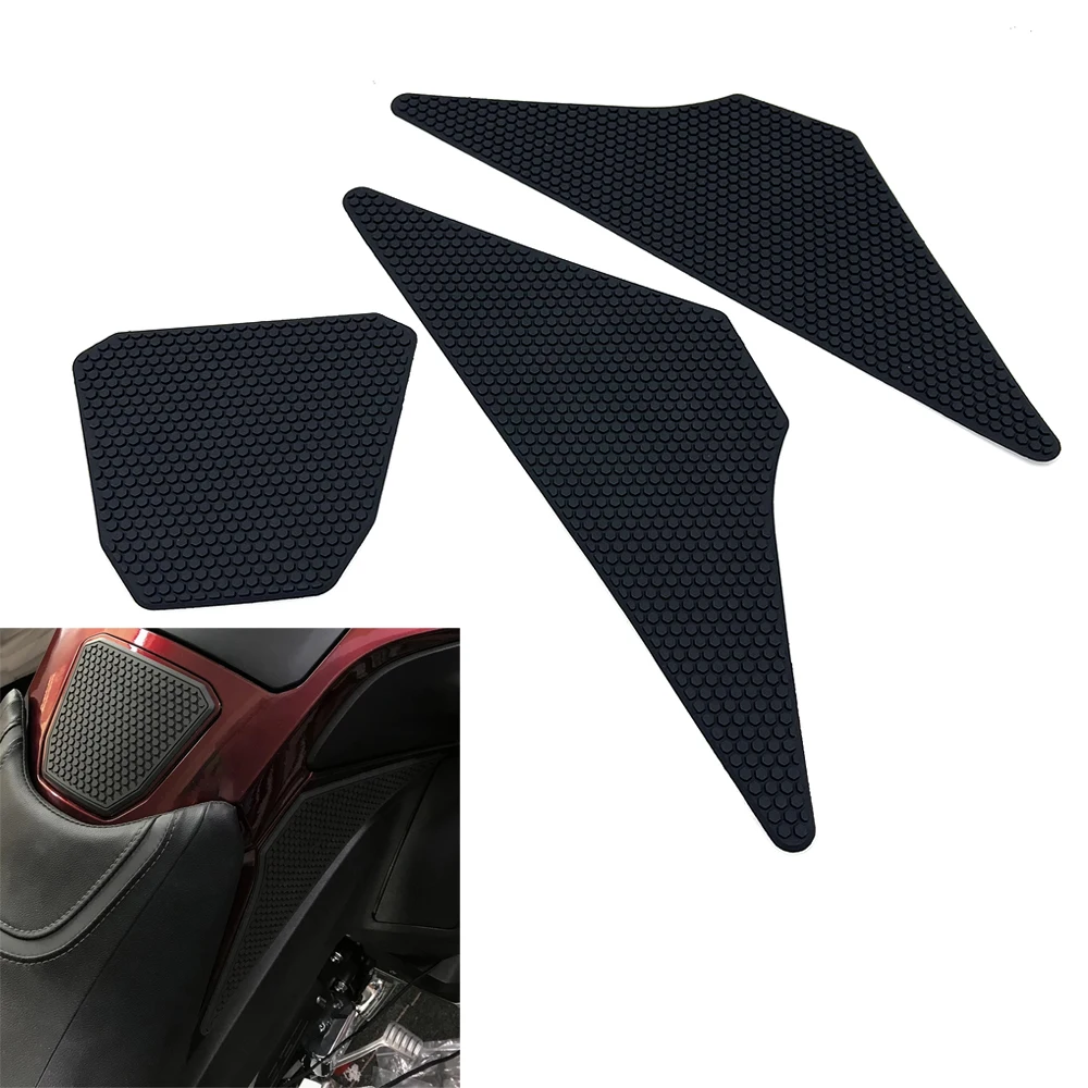 

Motorcycle Fuel Tank Pads Sticker Side Gas Knee Grip Protector Traction Decals For HONDA Goldwing 1800 GL1800 F6B 2018-2021 2022