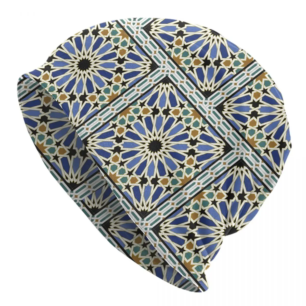 Arabic Tile I Men Women Adult Beanies Caps Knitting Bonnet Hat Warm Fashion Autumn Winter Outdoor Skullies Hats