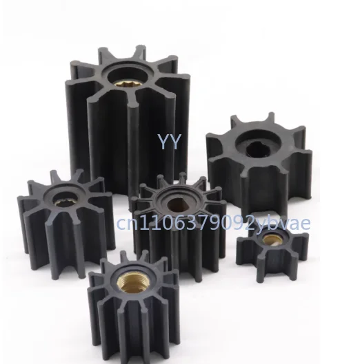 Marine rubber impeller denim printing and dyeing factory quantitative pump 1 inch impeller 17937-0001