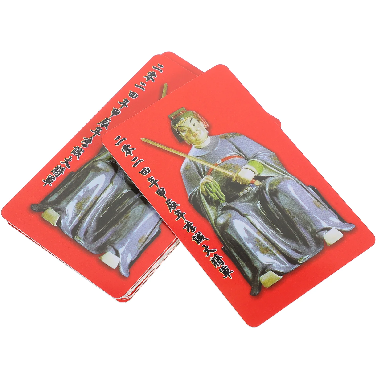 

10Pcs Chinese Amulet Cards 2024 Dragon Blessing Protection Fortune Auspicious Card Card Chinese General Cards
