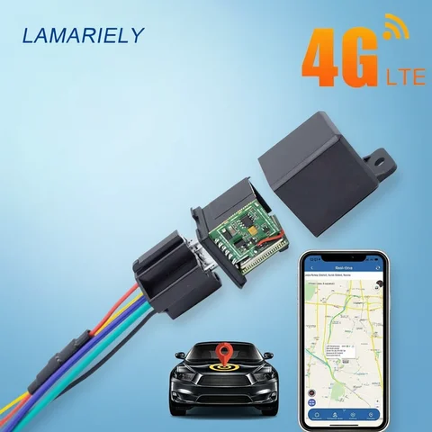 4G GPS Relay Mini GPS Tracker Car 2G 4G Motorcycle Builtin Battery Cut Off Oil 4G Tracker Auto GPS  Locator Tracking Shock Alarm