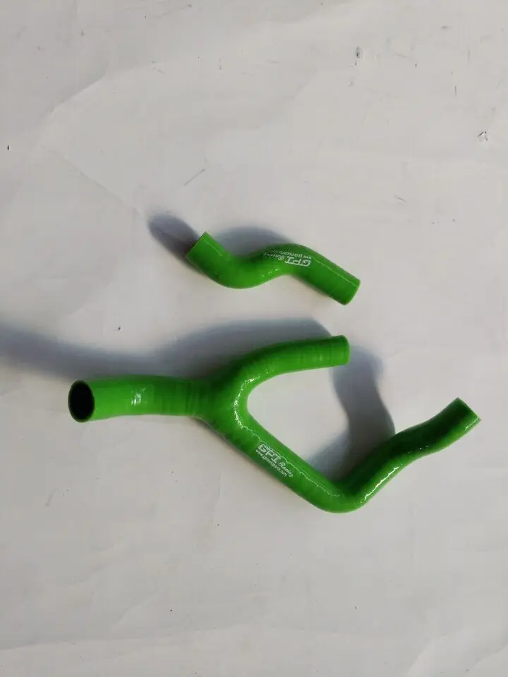 Green Silicone Radiator Hose For 2011-2014 350 XC-F/SXF/XCF-W/Freeride/EXC/EXC F 2011 2012 2013 2014