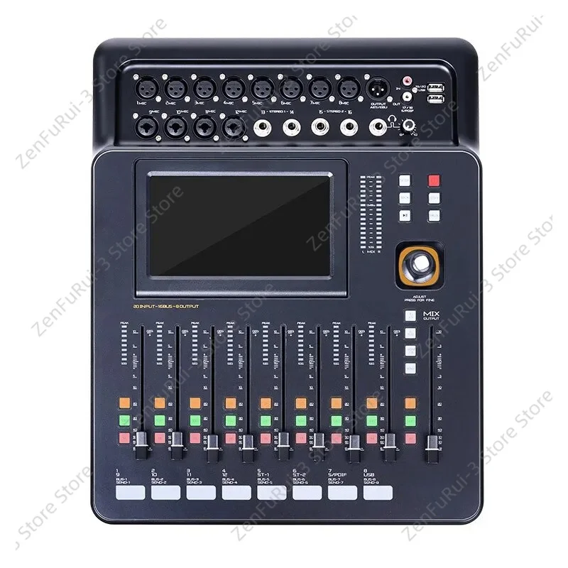 Professional Digital Mixing Console Live Stage Audio Mixer Built-In Reverb Balance Effects A20 DM20 Digital Mixing Station