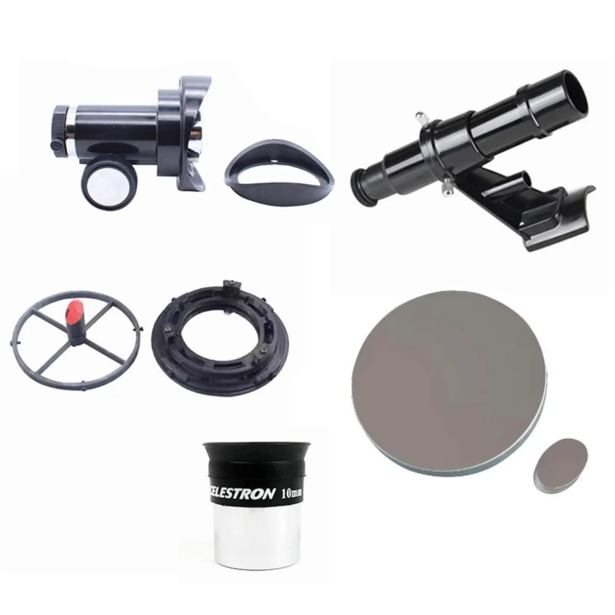 150F750 150F900 Main Secondary Mirror Focuser Eyepiece Starfinder Primary Secondary Frame DIY Newtonian Reflector Telescope Set