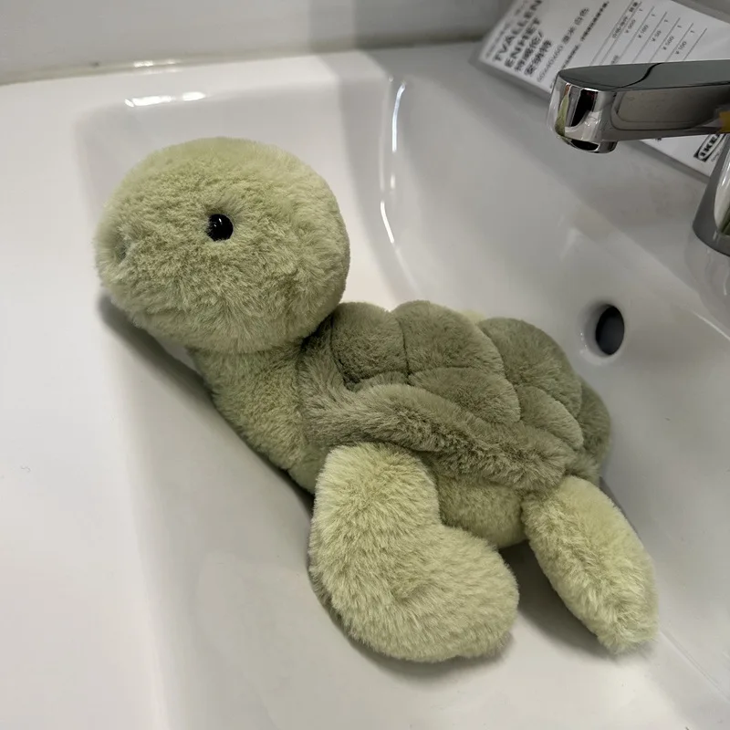 26CM new little turtle plush toy internet celebrity sea turtle doll cute little turtle doll children cartoon animal pillow gift