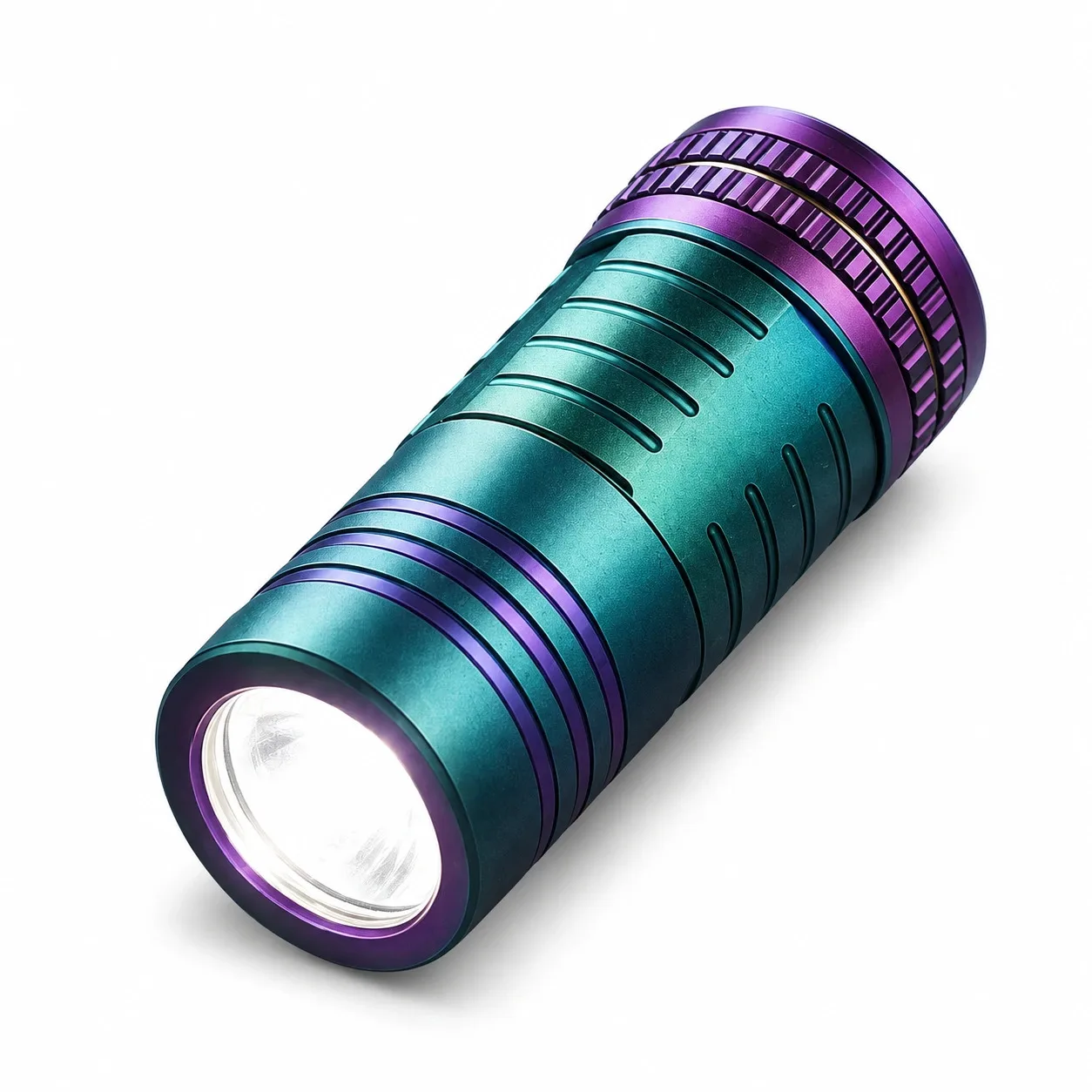 ICUUI T6 Titanium EDC Keychain Flashlight 3MODE 180LM