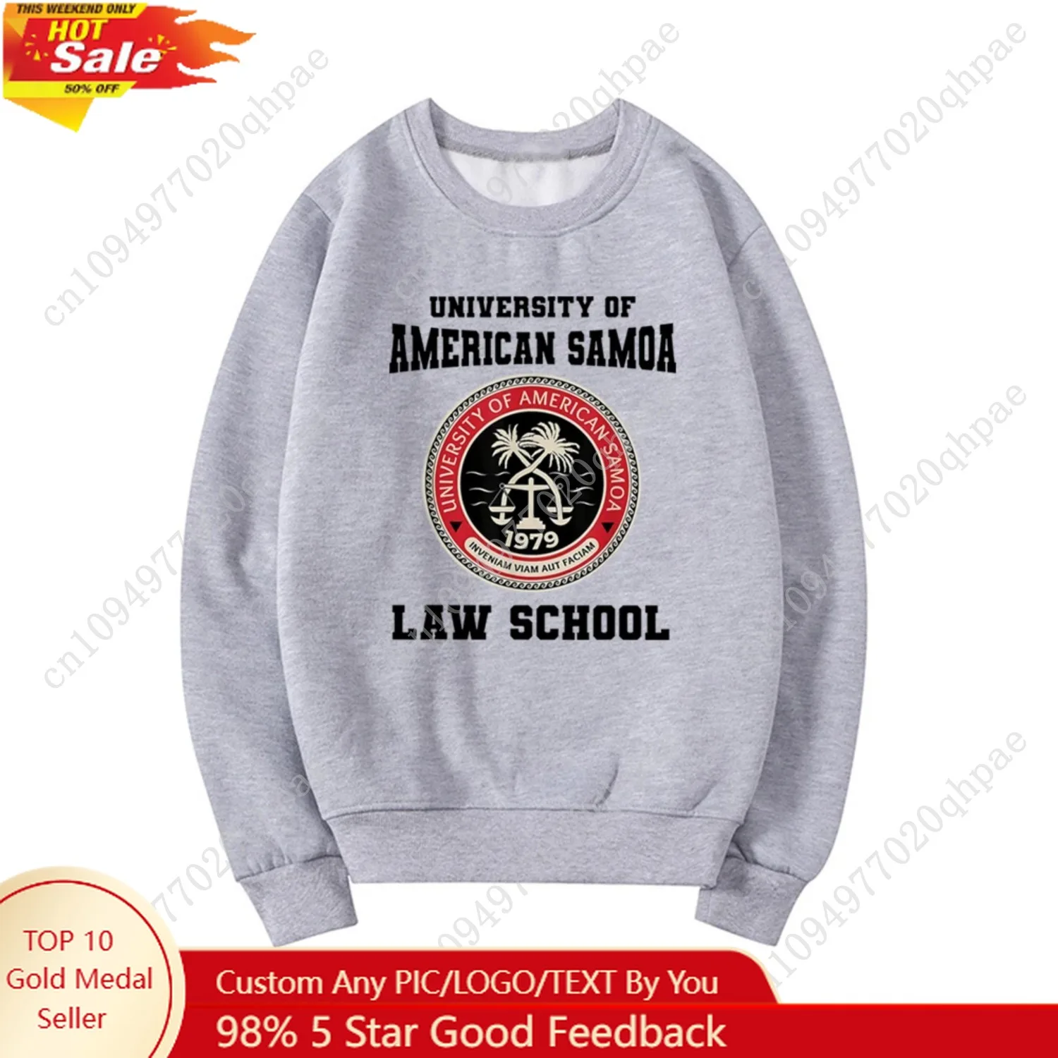 

University of American Samoa Sweatshirt Law School Sweatshirts Better Call Saul Shirt Saul Tv Series Sweatshirt Casual Pullovers