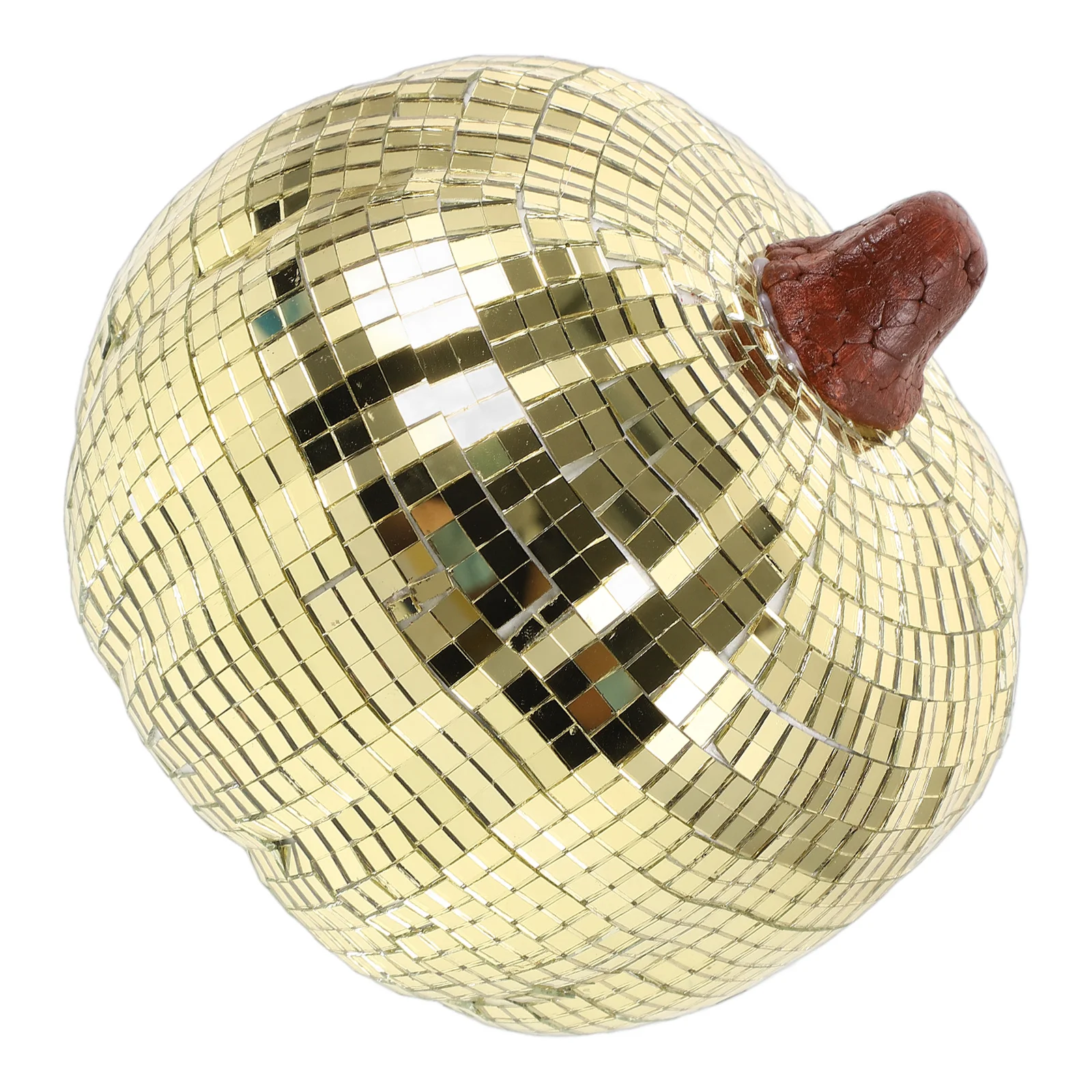 

Mirror Surface Pumpkin Ornament Halloween Disco Home Office Decorative Centerpiece Tabletop Gift For Christmas Anniversary Party