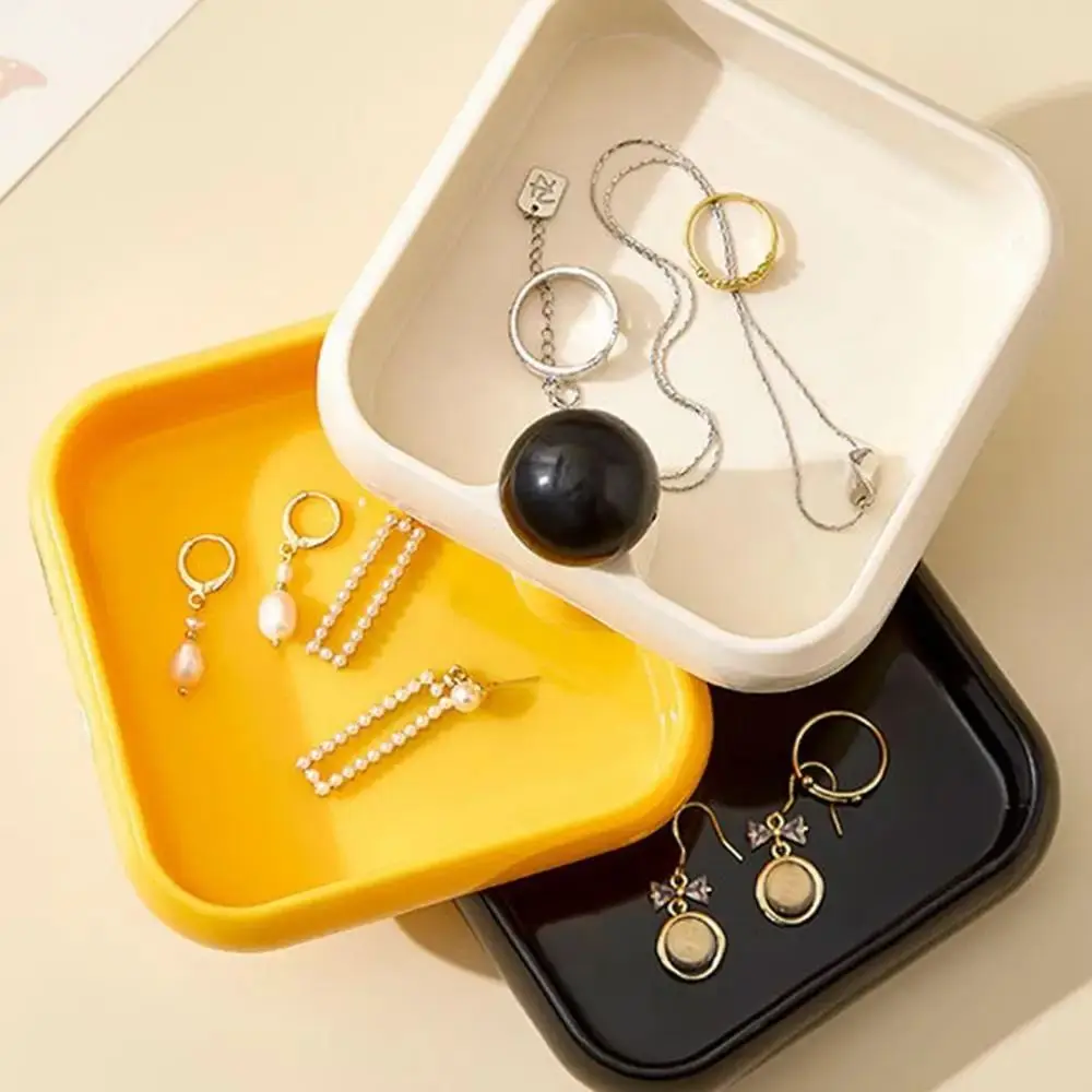 Creative Jewelry Storage Holder 360 Degree Rotating 3/4 Layers Necklace Storage Container Large Capacity Multi-Layer