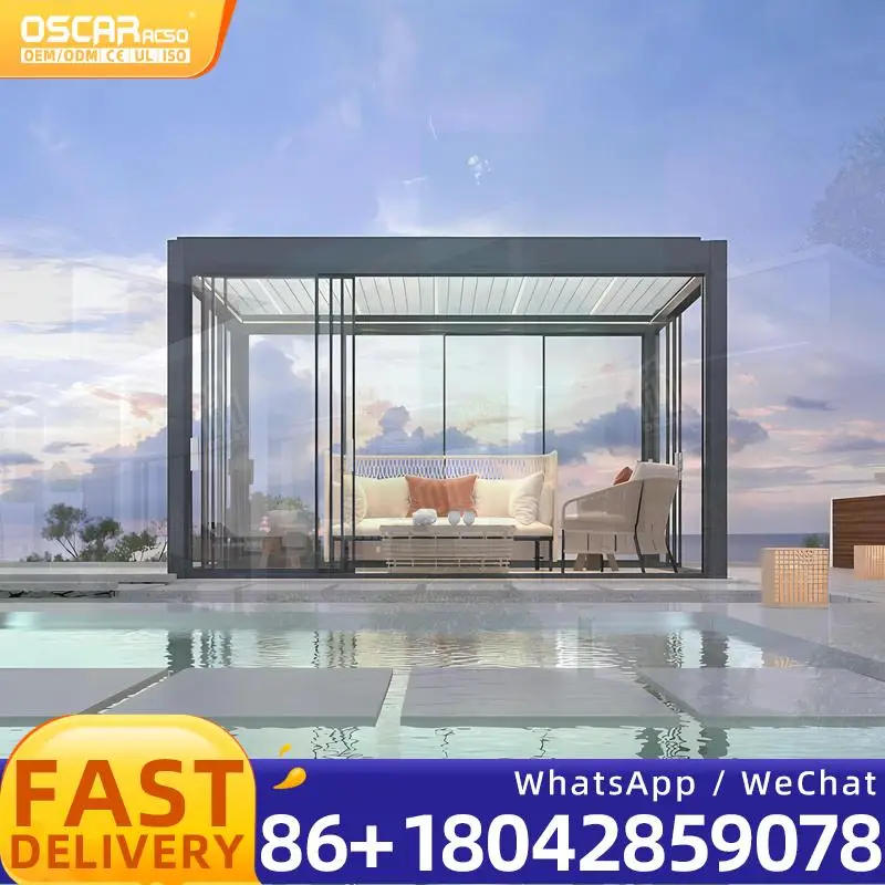 

Экологичный ручной откидной навес для бассейна, рамка для беседки с порошковым покрытием, простая сборка, устойчивый к давлению, устойчивый к природу для заднего двора, патио, сада